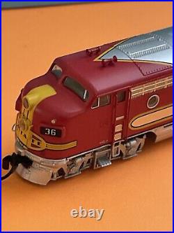 New! BWL N-Scale 9054 EMD F3A ATSF 36C No/Sound DCC Ready Stealth