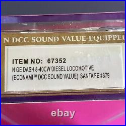 New! Bachmann N-Scale 67352 GE Dash-840CW Santa Fe DCC WithSound