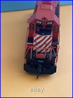 New! Broadway Limited 9954 N-Scale EMD SD40-2 CP 5668 No/Sound DCC Ready Stealth