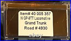 New N Scale Atlas Master Silver GT GP9TT #4930 DC only / DCC & Sound Ready