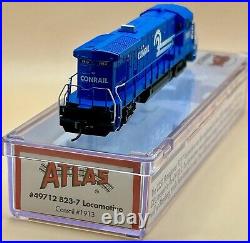 RARE OOS NIB Atlas N 49712 GE B23-7 Conrail # 1913 DCC/ Sound & Lights