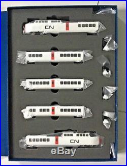 Rapido 1/160 N Scale Canadian National Turbo Train 5 Car Set Dc/dcc Sound 520505