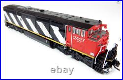 Rapido 1/160 N Scale Cn Stripes Dash 8-4cm Locomotive Rd. #2406 Dcc/sound 540502