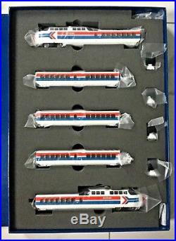Rapido 1/160 N Scale Late Amtrak Turbo Train 5 Car Set Dc/dcc Sound # 520504 F/s