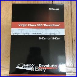 Revolution Trains N Gauge 11-car Poppylino/Virgin Hero Pendolino DCC Sound