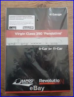 Revolution Trains N Gauge 9-car Pendolino DCC Sound Fitted 390045