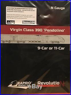 Revolution Trains N gauge Pendolino 11 car DCC sound NEW City of London