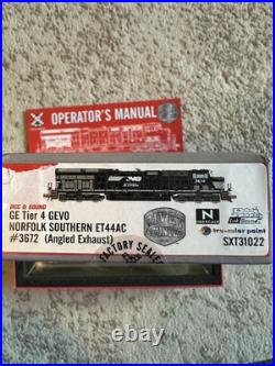 SCALETRAINS GE Tier 4 GEVO NORFOLK SOUTHERN ET44AC #3672 DCC SOUND N