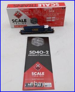 Scale Trains SXT38621 N Scale CSX EMD SD40-3 Diesel #4009 with LokSound & DCC LN