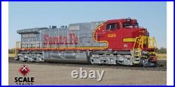 Scale Trains Sxt38511 N Scale Santa Fe Dash 9 Lok Sound & DCC Rd#628