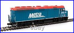 Walthers 910-19473 HO Scale EMD F40PH Metra 129 with DCC & Sound